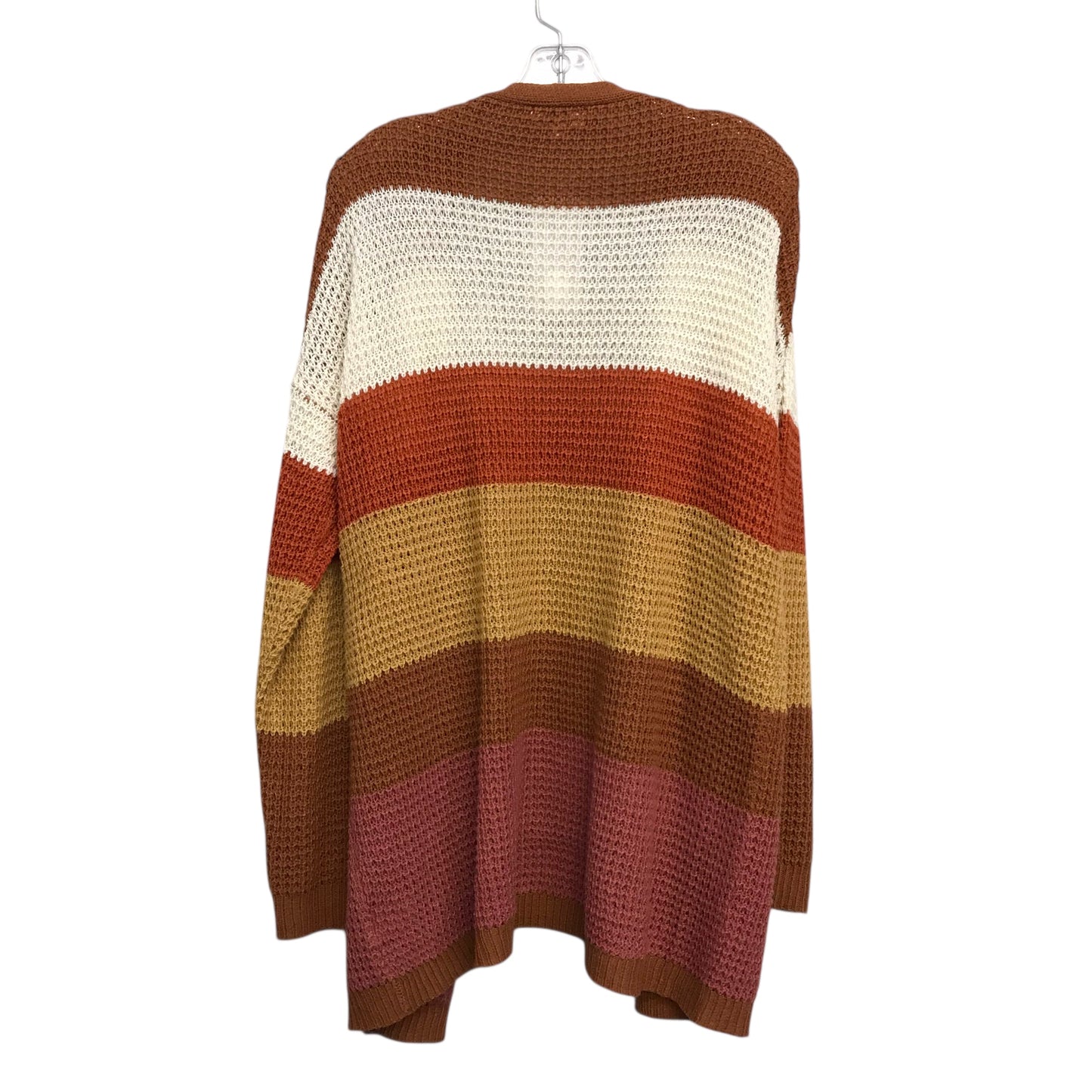 Sweater Cardigan By Umgee In Striped Pattern, Size:L