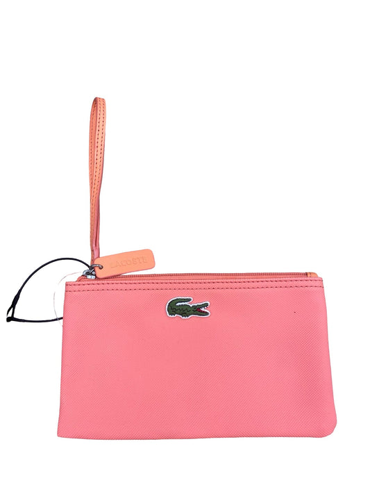 Wristlet By Lacoste In Coral, Size:Small