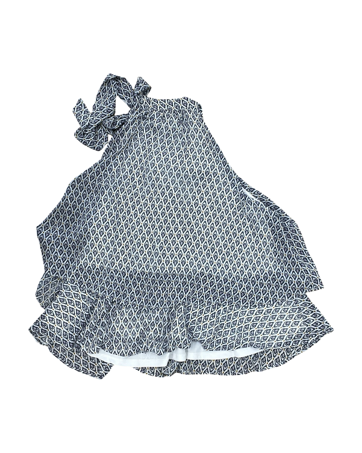 Top Sleeveless By Cece In Blue & Cream, Size:L
