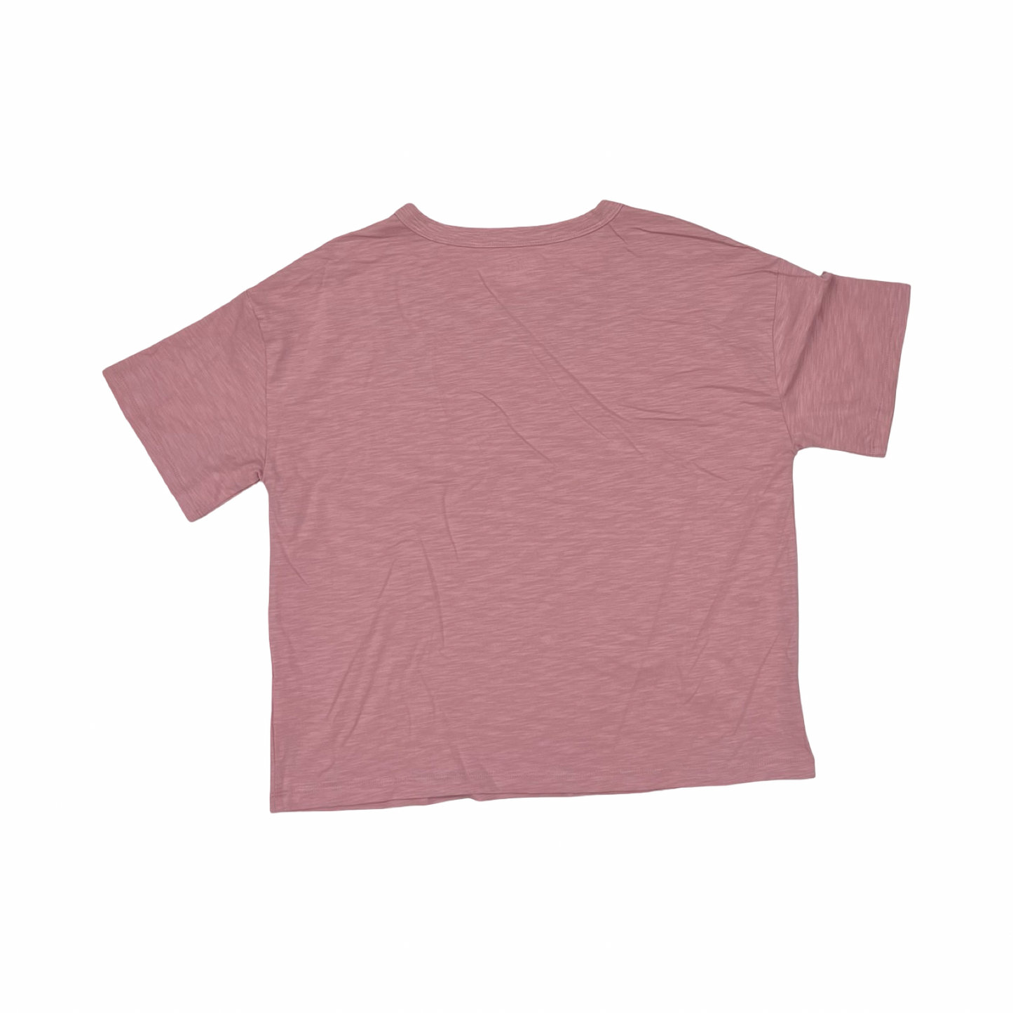 Top Ss Basic By Time And Tru In Pink, Size:M