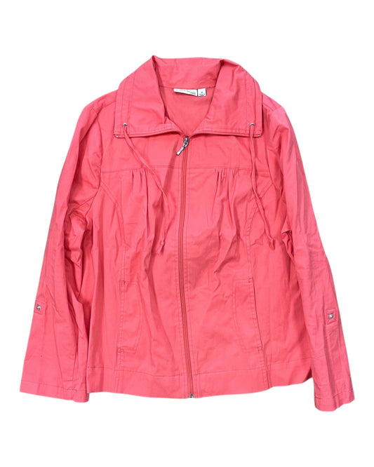 Jacket Other By Studio Works In Coral, Size:1X