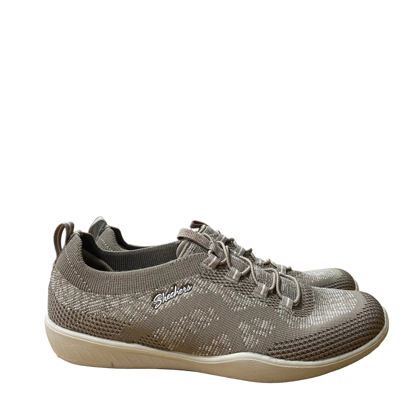 Shoes Sneakers By Skechers In Beige, Size:6.5