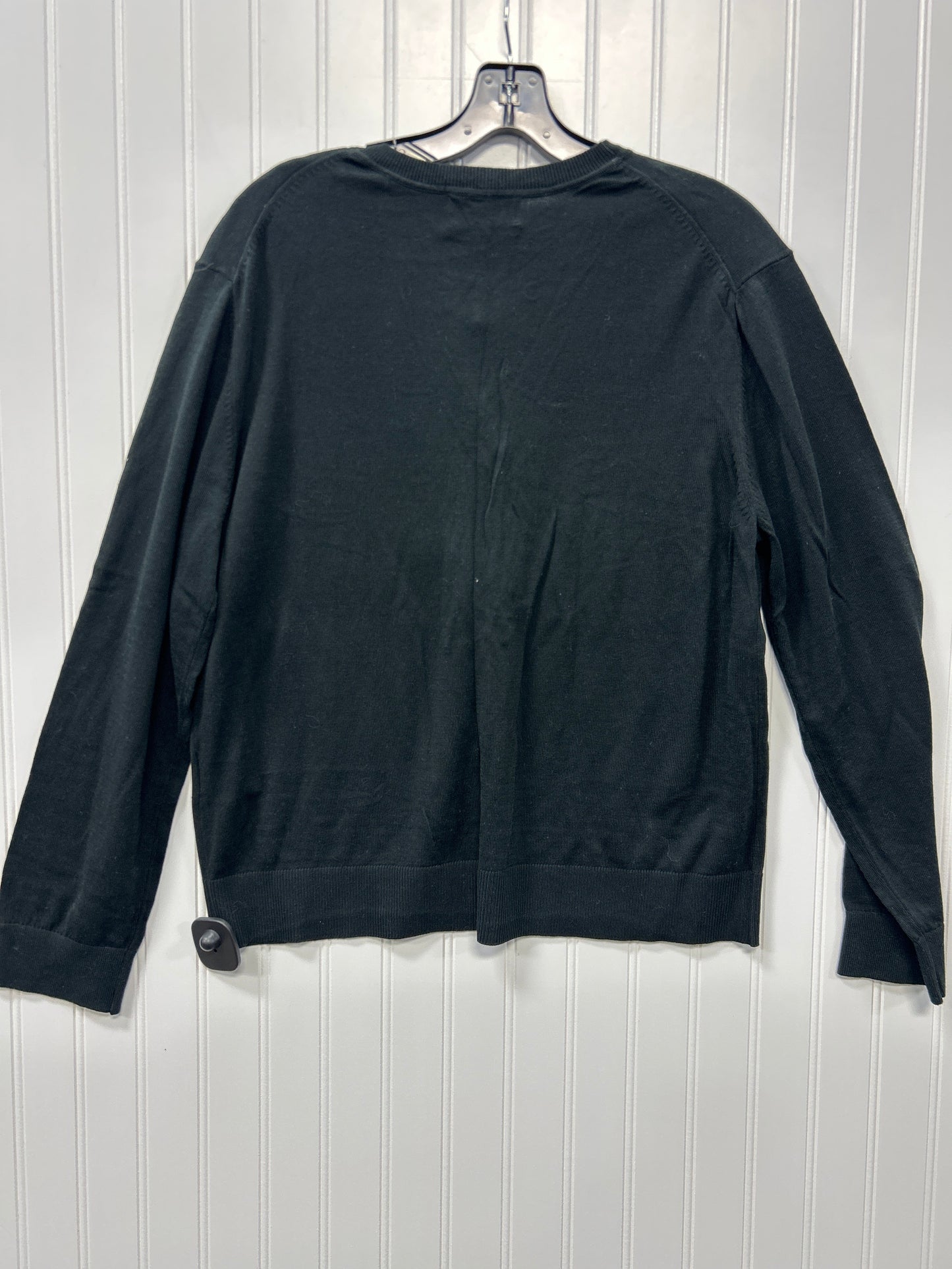 Cardigan By Banana Republic In Black, Size:L NWT