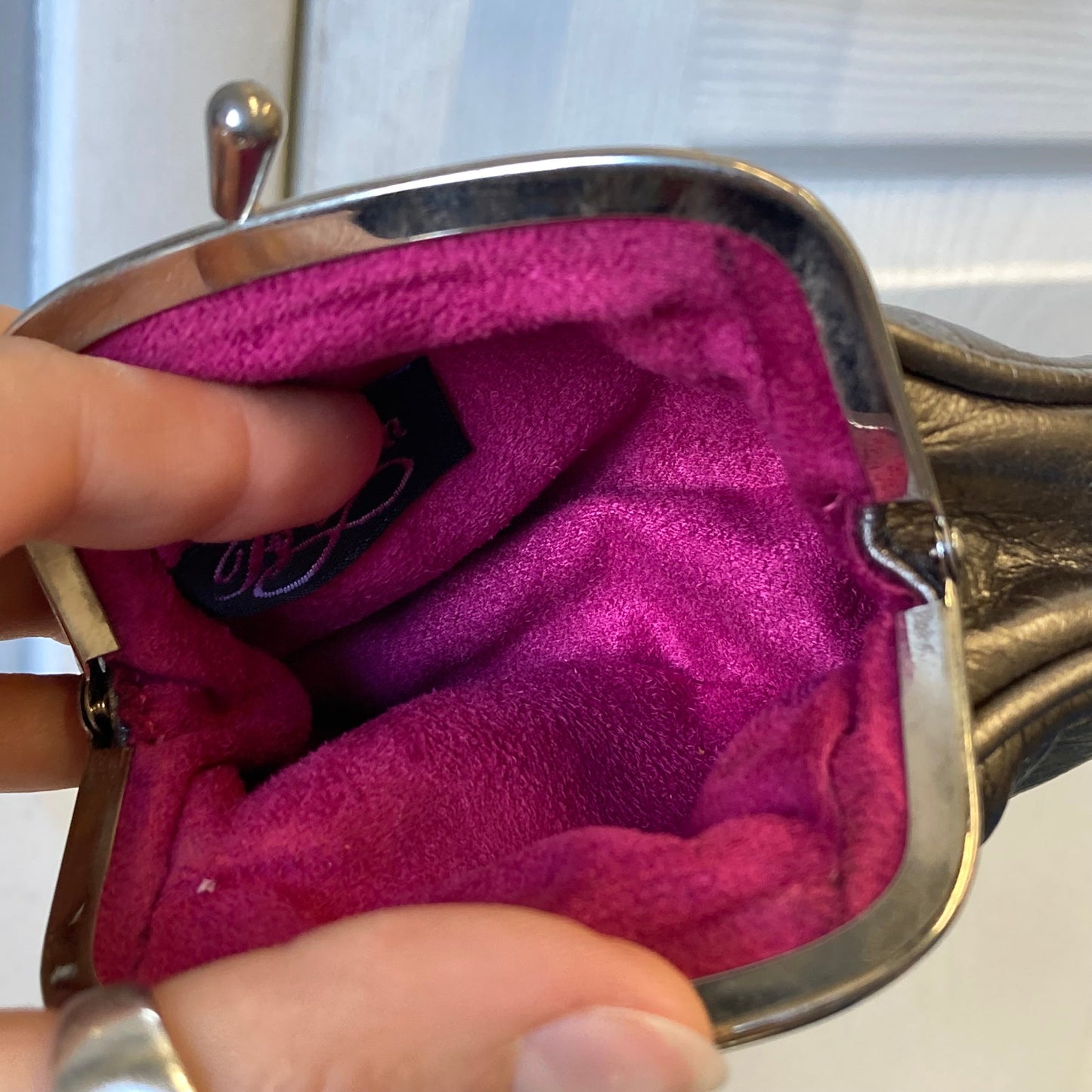 Coin Purse By Brighton In Silver, Size:Small