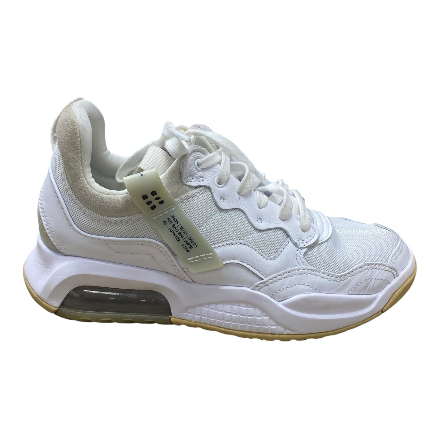 Shoes Sneakers By Jordan In White, Size:7.5