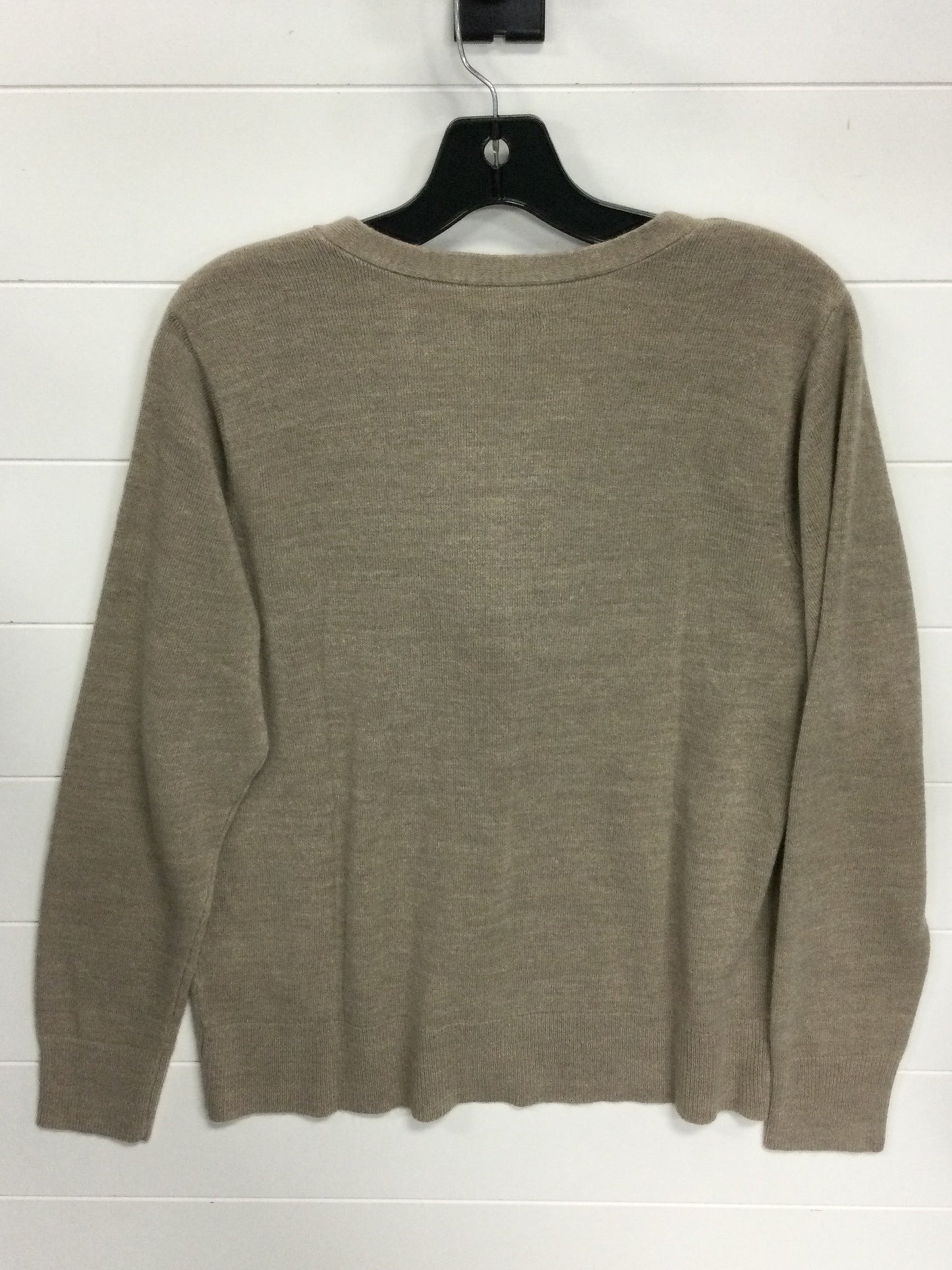 Cardigan By Croft And Barrow In Brown, Size:Mp