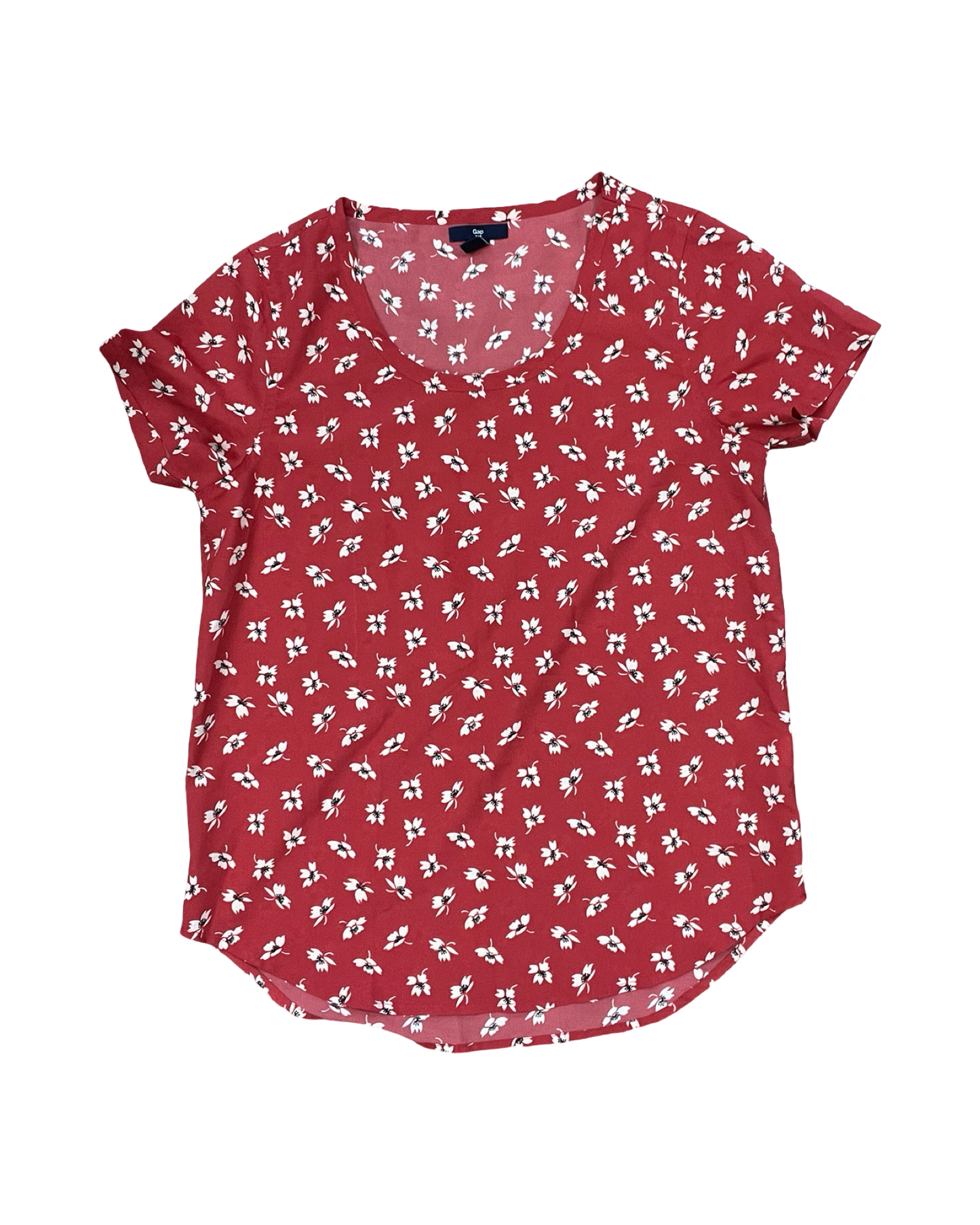 Top Ss By Gap In Red, Size:S