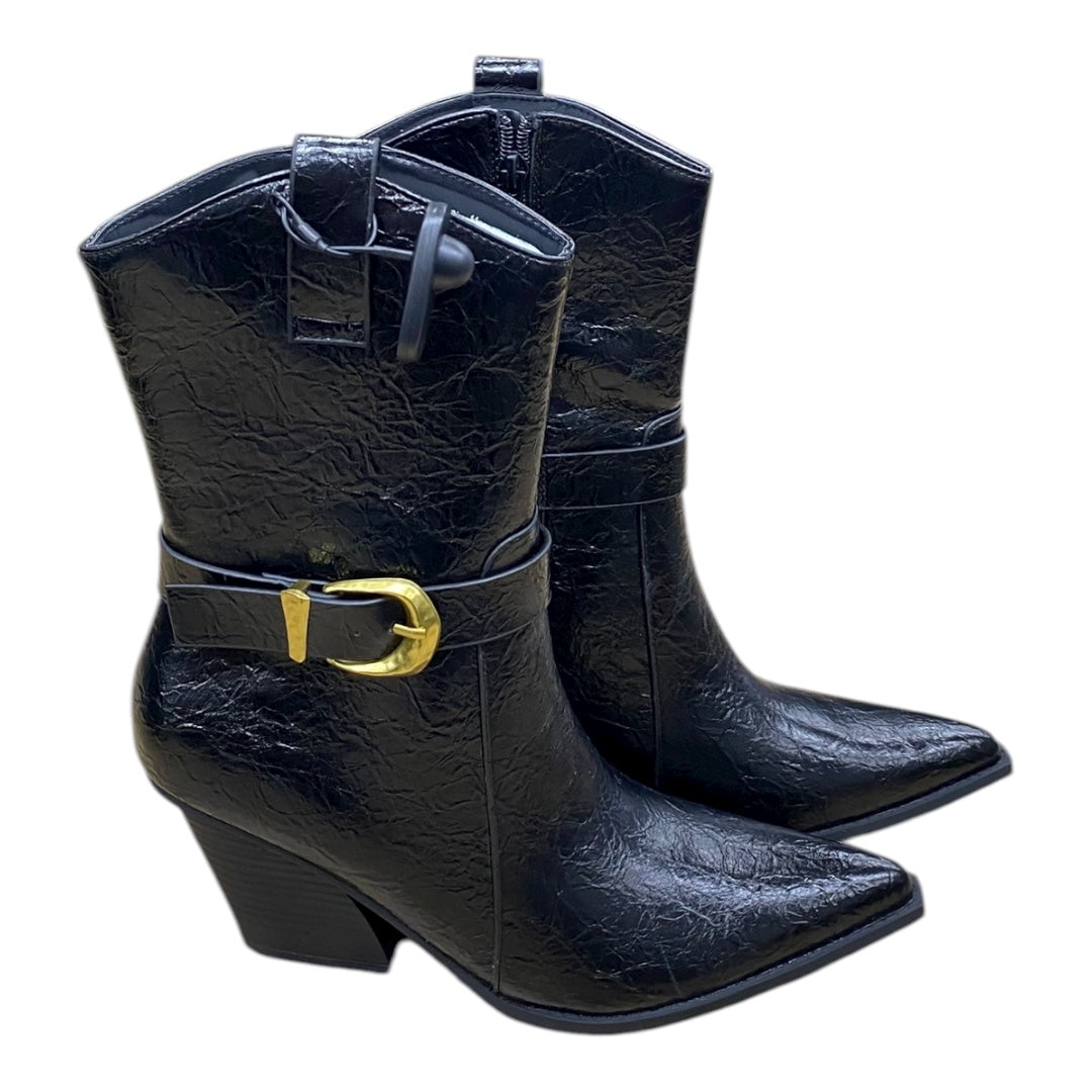 Boots Mid-Calf Heels By New York And Co In Black, Size:11