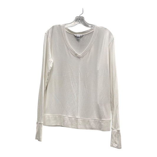 Athletic Top Ls Collar By Athleta In White, Size:S