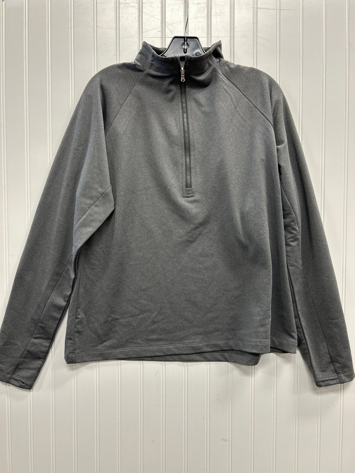 Athletic Top Ls Collar By Under Armour In Grey, Size:Xl