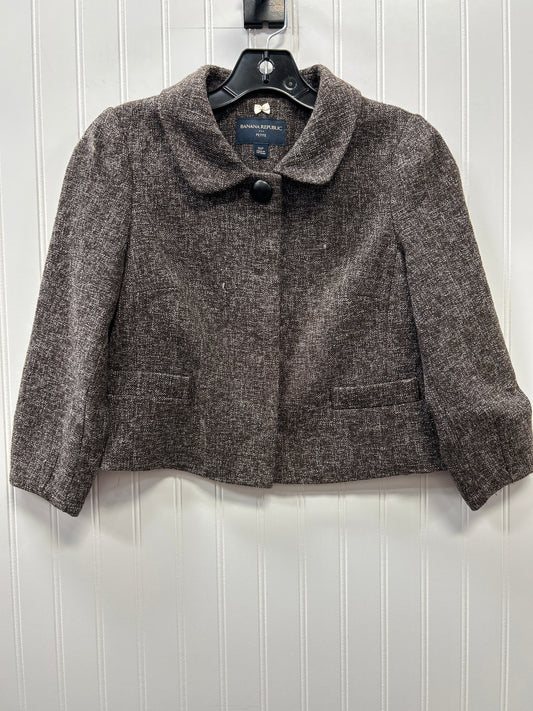 Blazer By Banana Republic In Brown, Size:0P