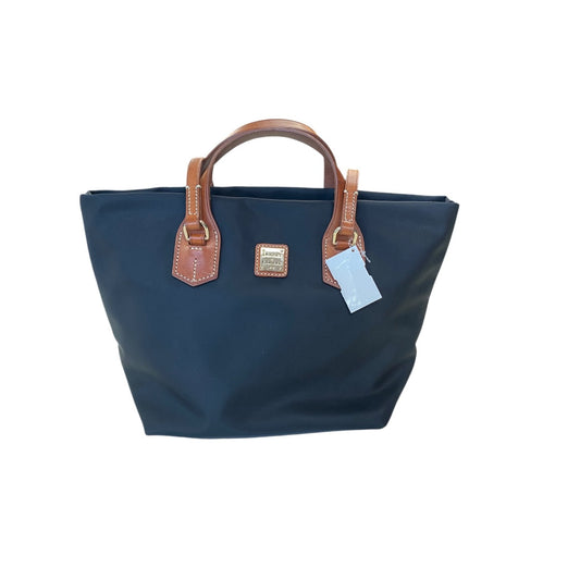 Handbag Designer By Dooney And Bourke In Black & Brown, Size:Medium