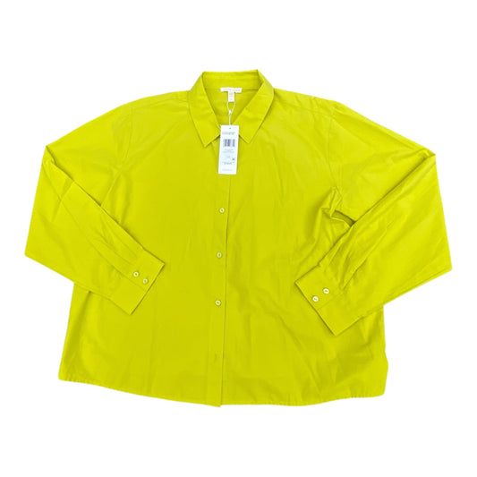 Top Ls Designer By Eileen Fisher In Yellow, Size:L