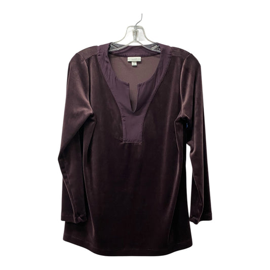Top Ls By Pure Jill In Purple, Size:S