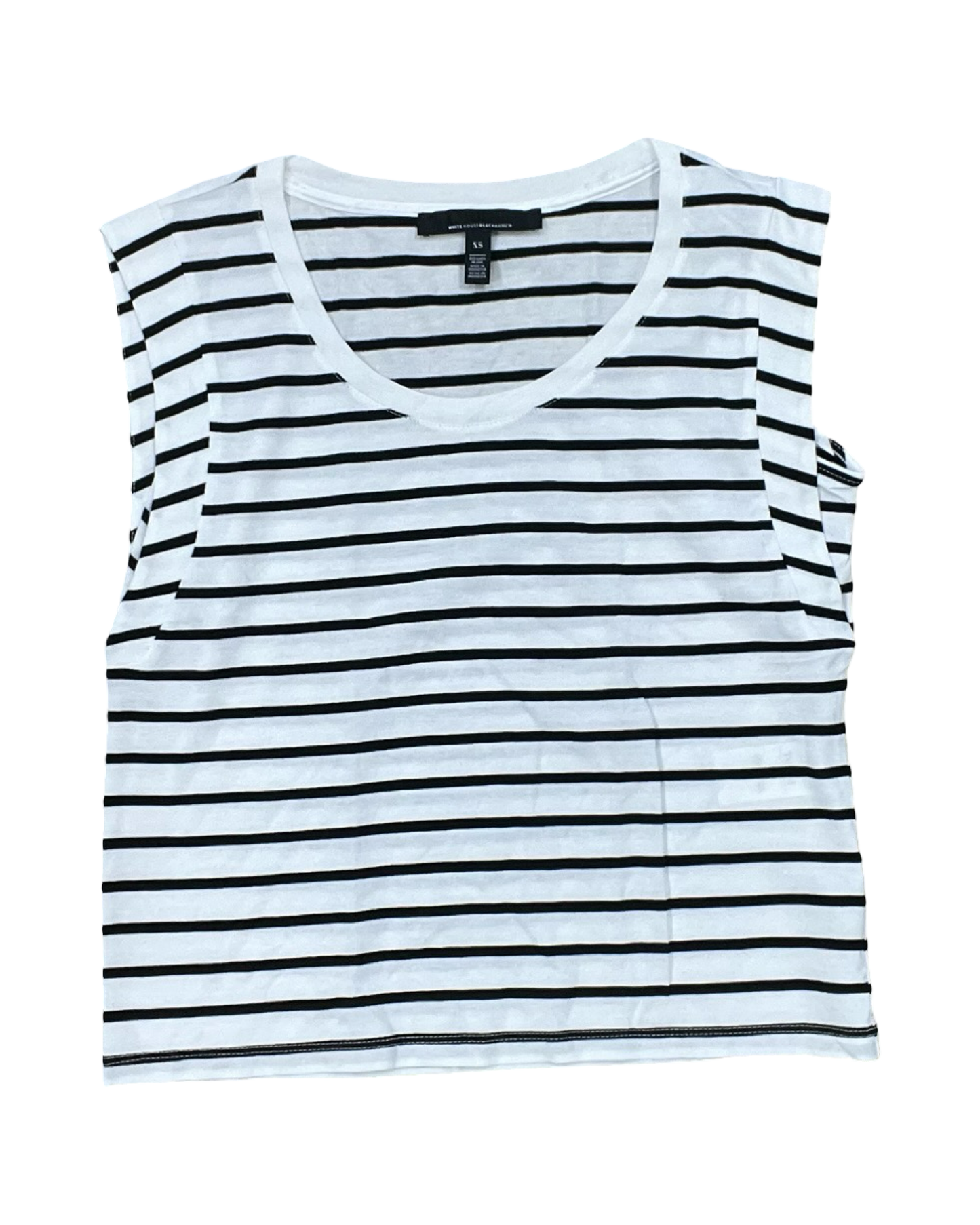 Top Sleeveless By White House Black Market In Black & White, Size:Xs