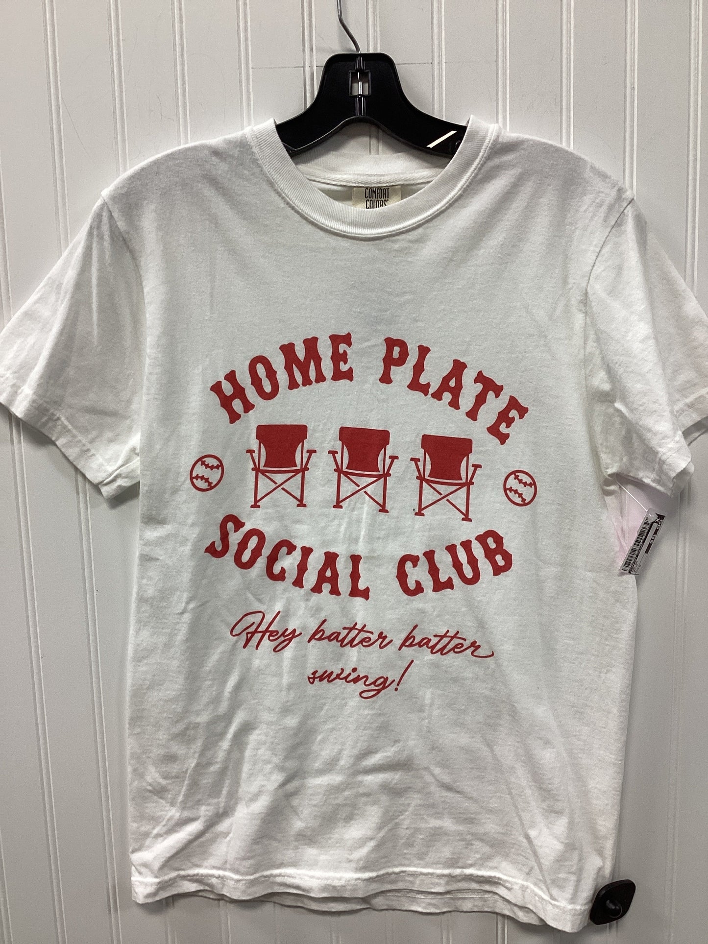 Top Ss By Comfort Colors In White, Size:S