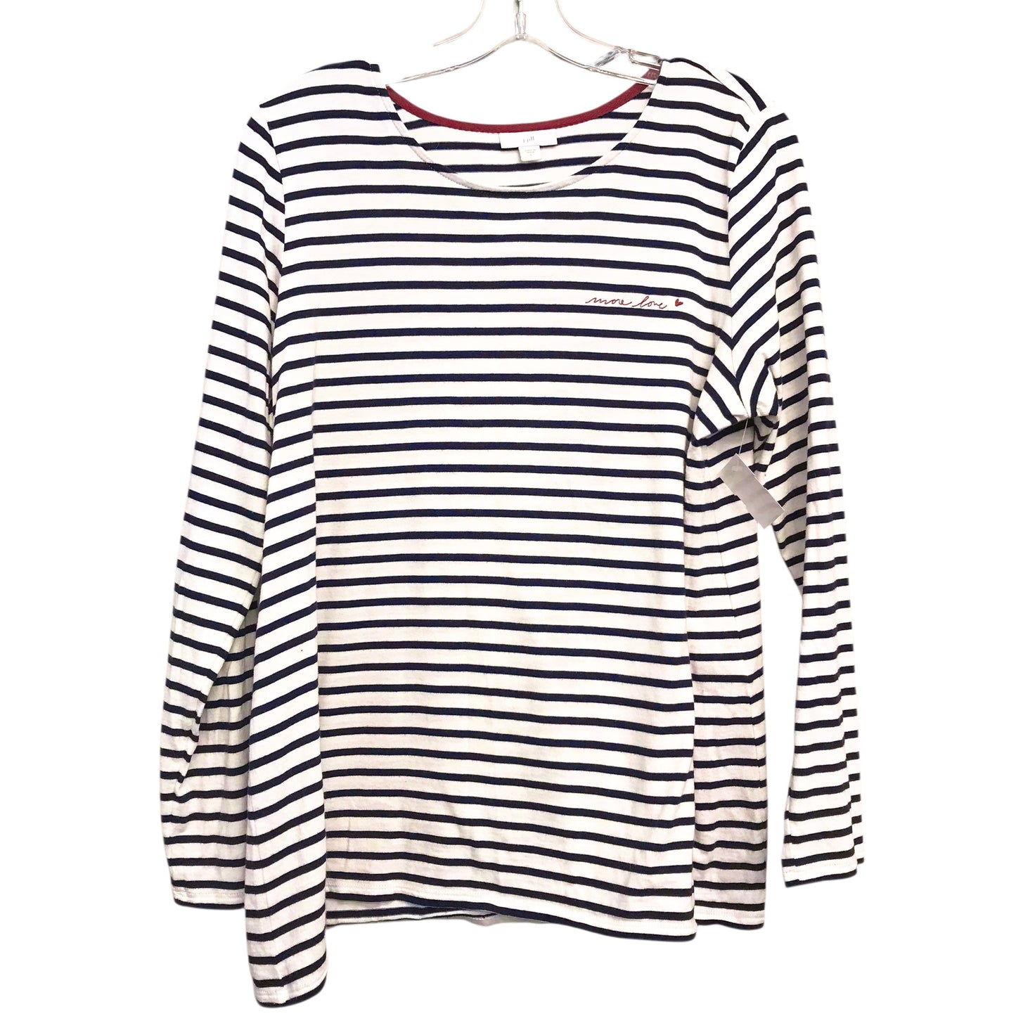 Top Ls By J. Jill In Striped Pattern