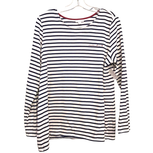 Top Ls By J. Jill In Striped Pattern