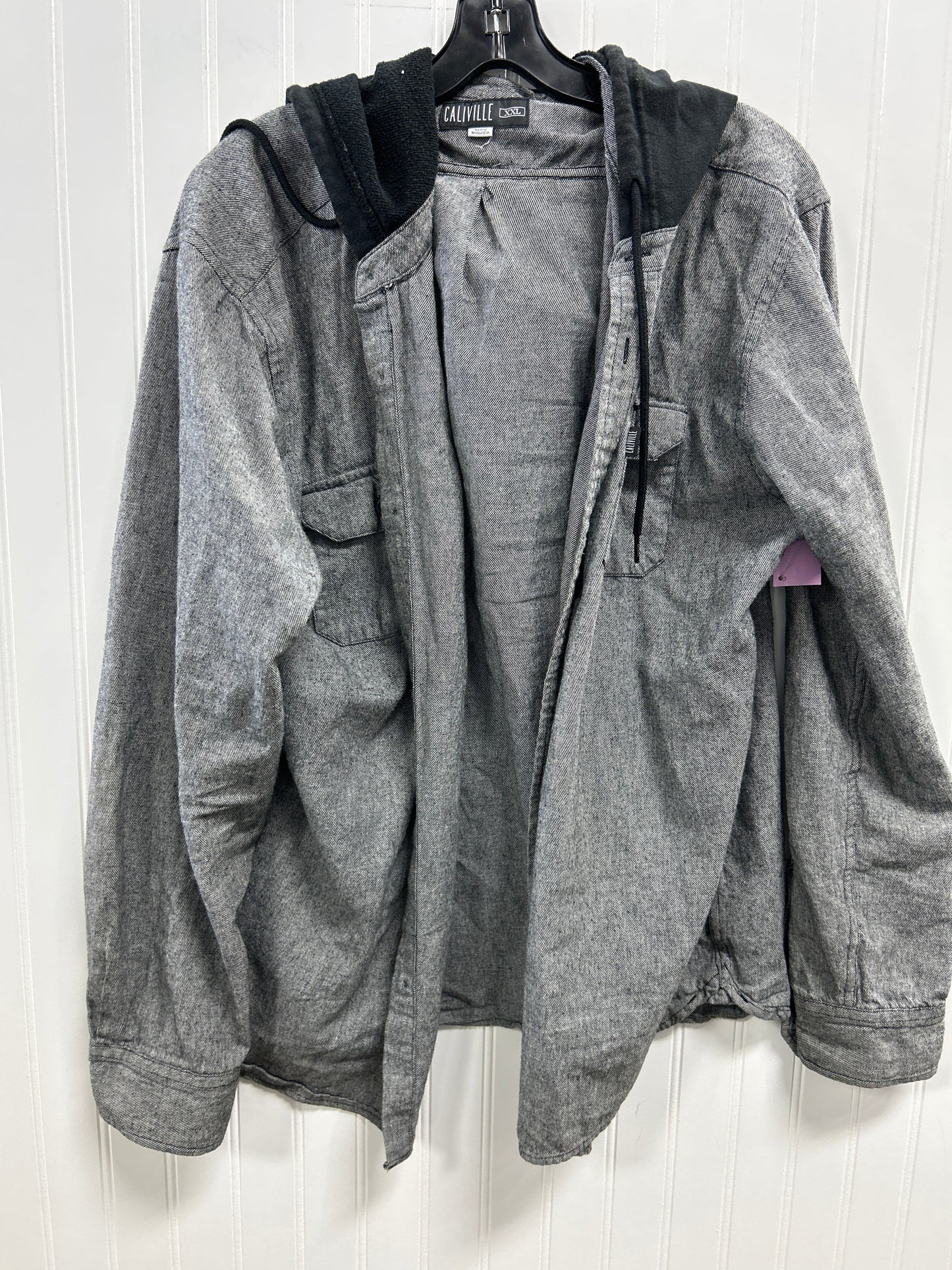Top Ls By Clothes Mentor In Grey, Size:1X