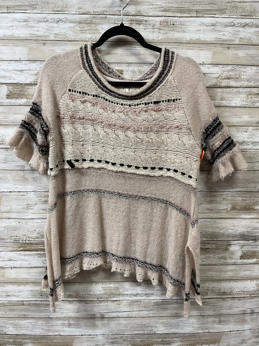 Sweater Ss By Free People In Brown & Pink, Size:Xs