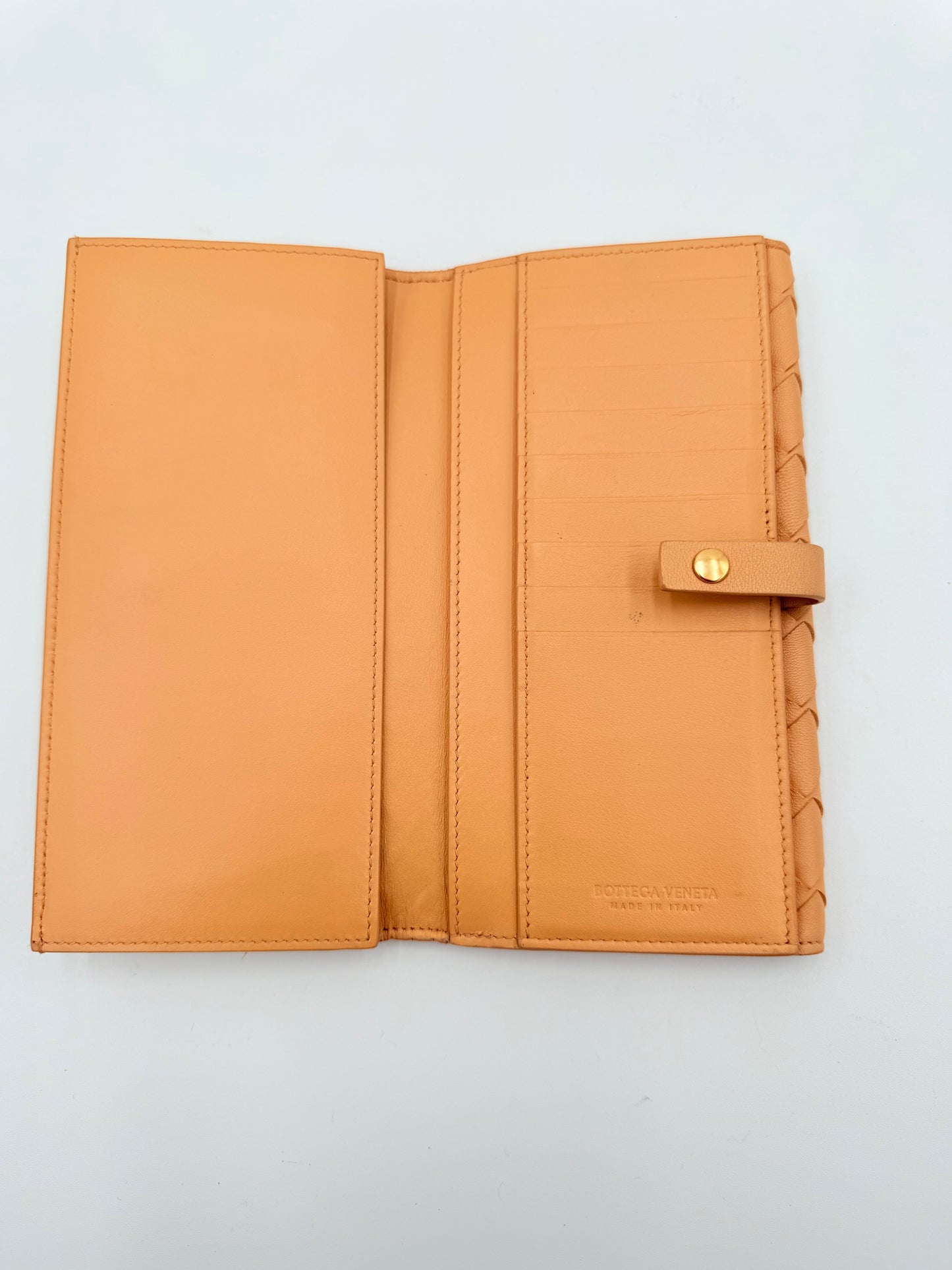 Wallet Luxury Designer By Bottega Veneta In Tan, Size:Medium