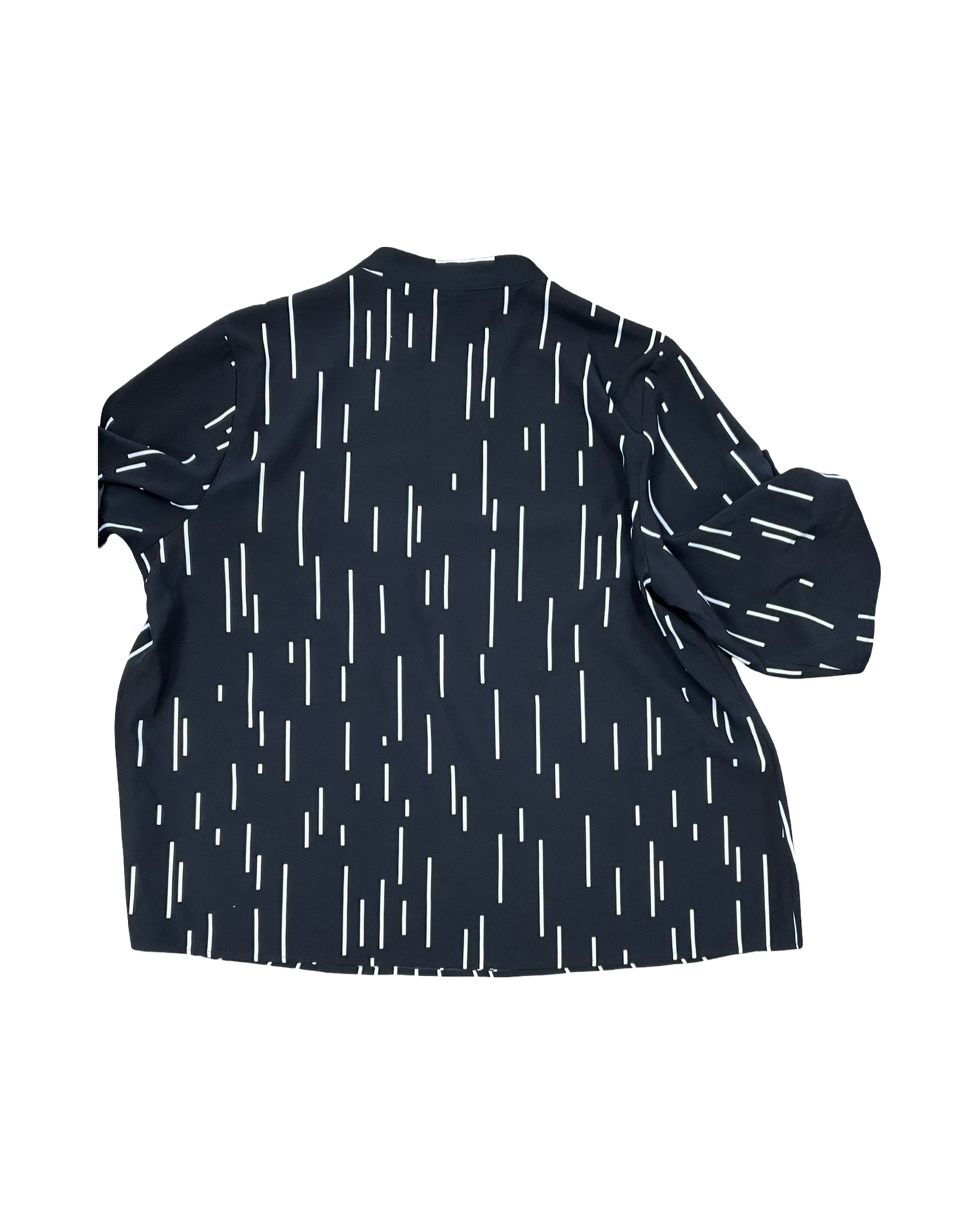 Top Ss By Shein In Black & White, Size:2X