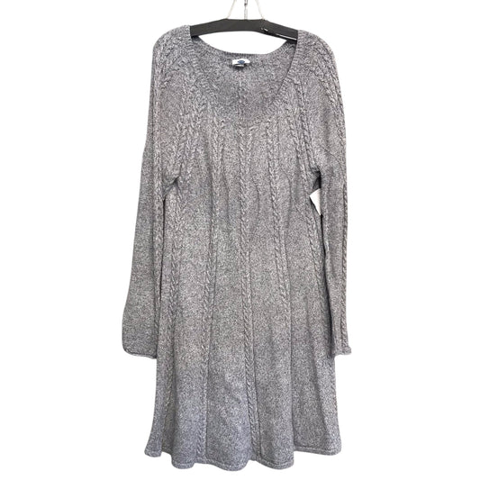 Dress Sweater By Old Navy In Grey, Size:Xl