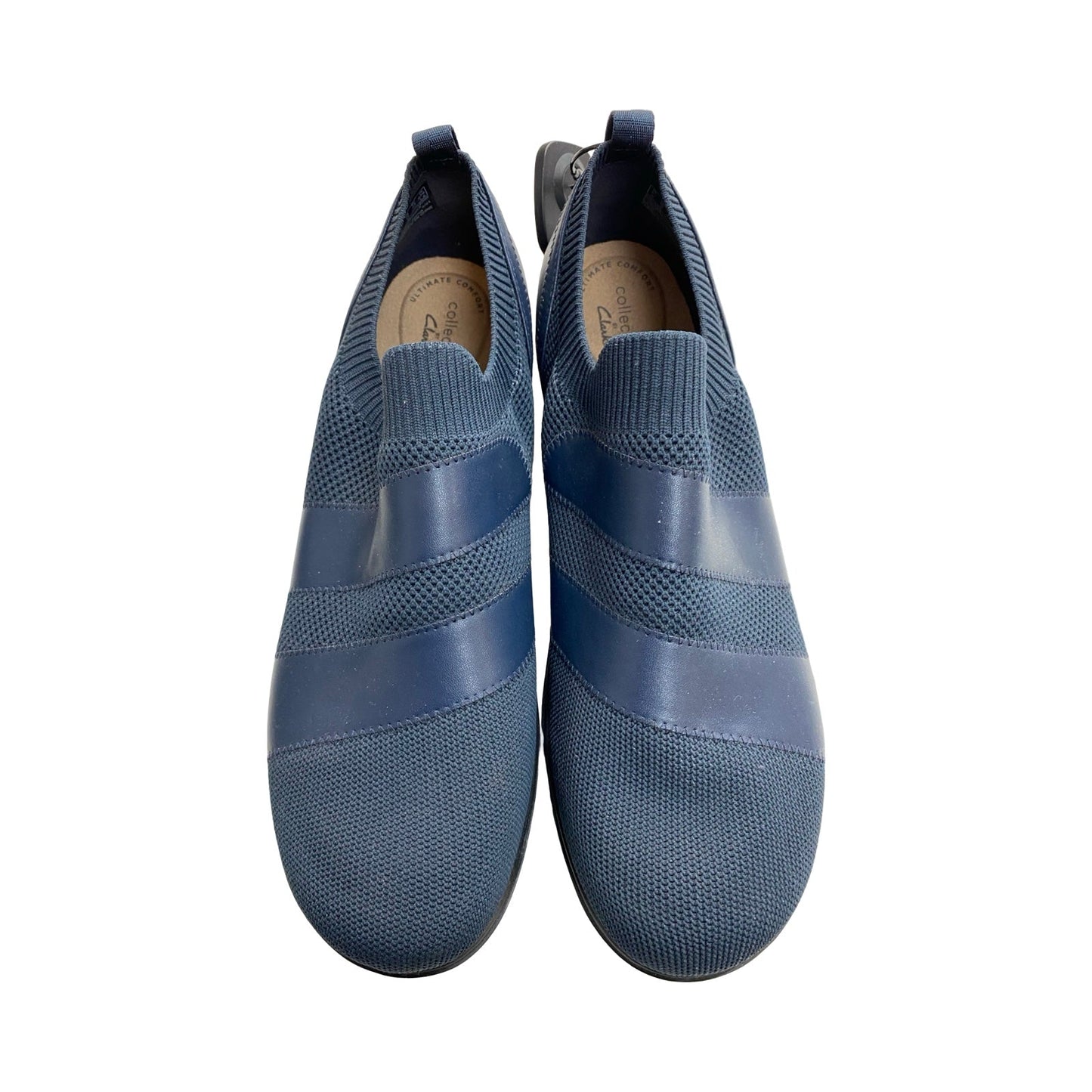 Shoes Flats By Clarks In Blue, Size:12