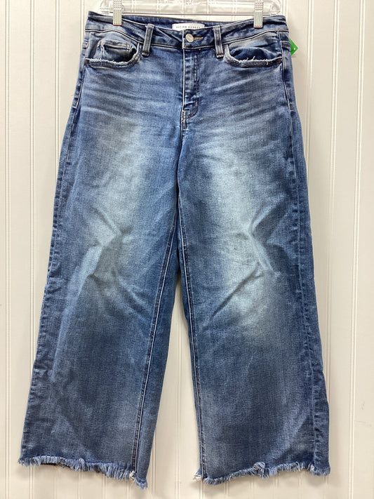Jeans Wide Leg By Flying Monkey In Blue Denim, Size:6