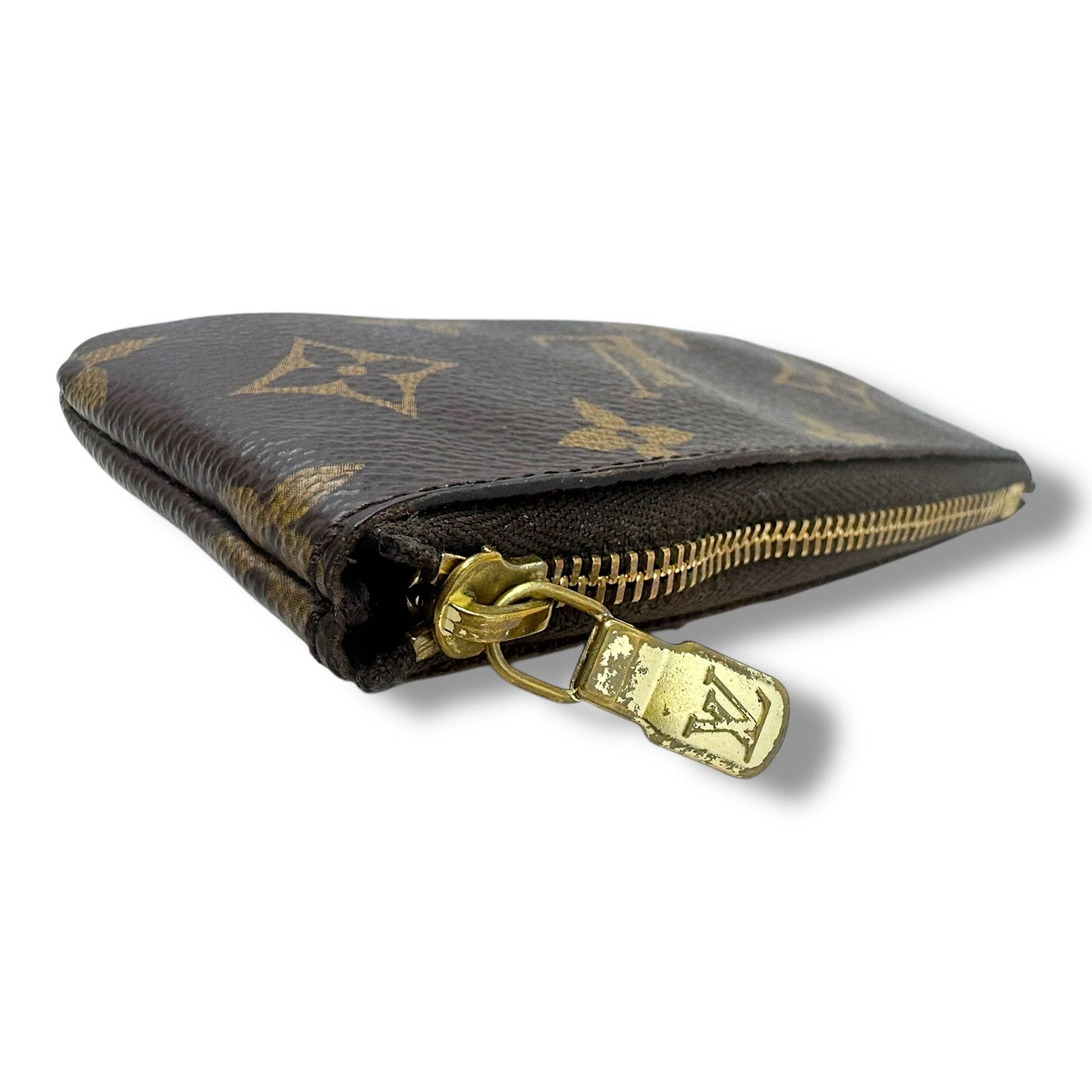 Key Pochette Luxury Designer By Louis Vuitton In Monogram, Size: Medium