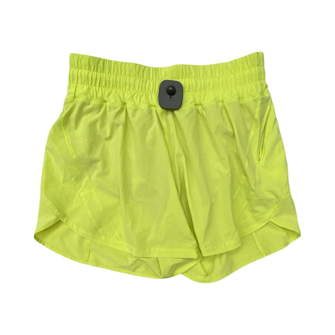 Athletic Shorts By Lululemon In Green, Size:8