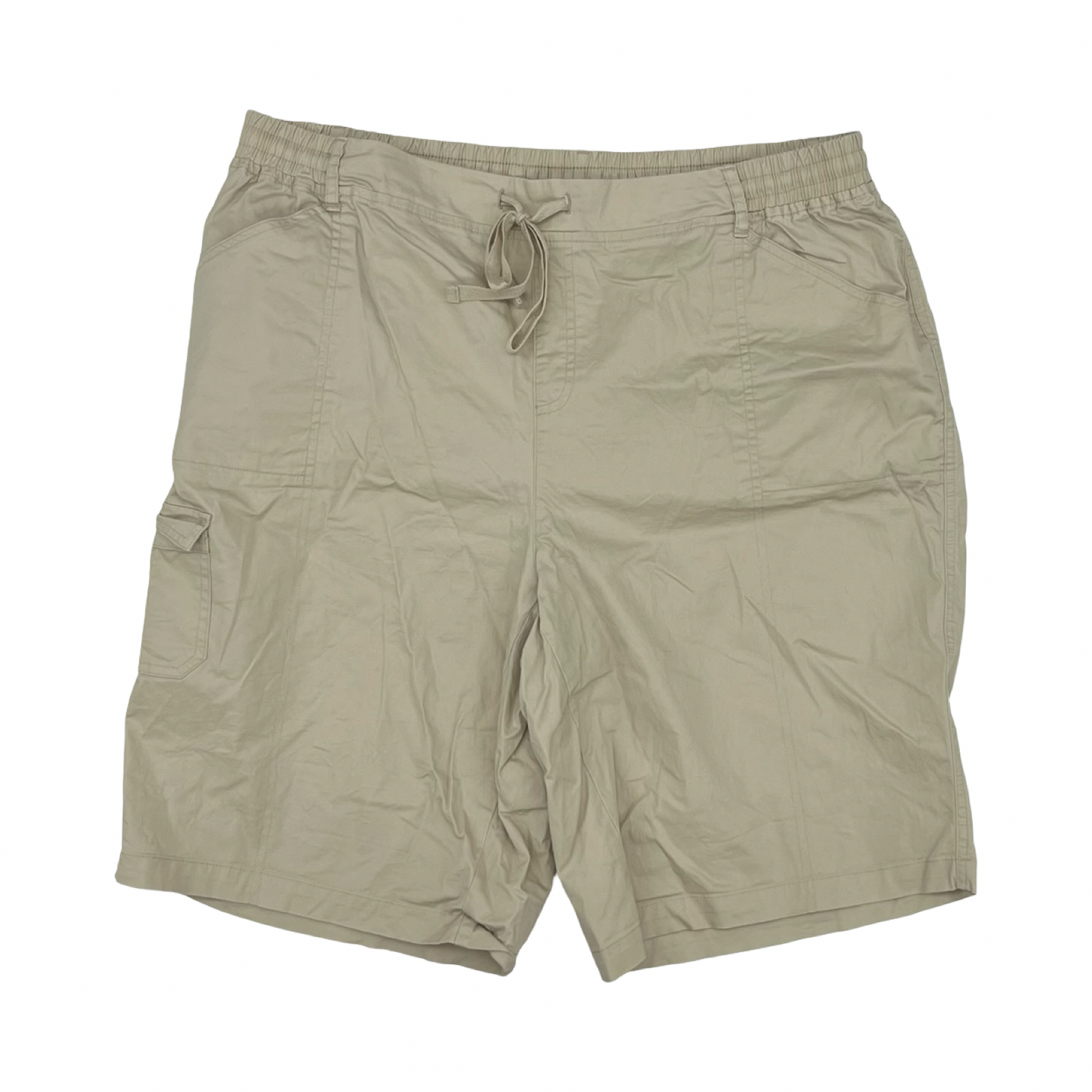 Shorts By Cato In Tan, Size:18