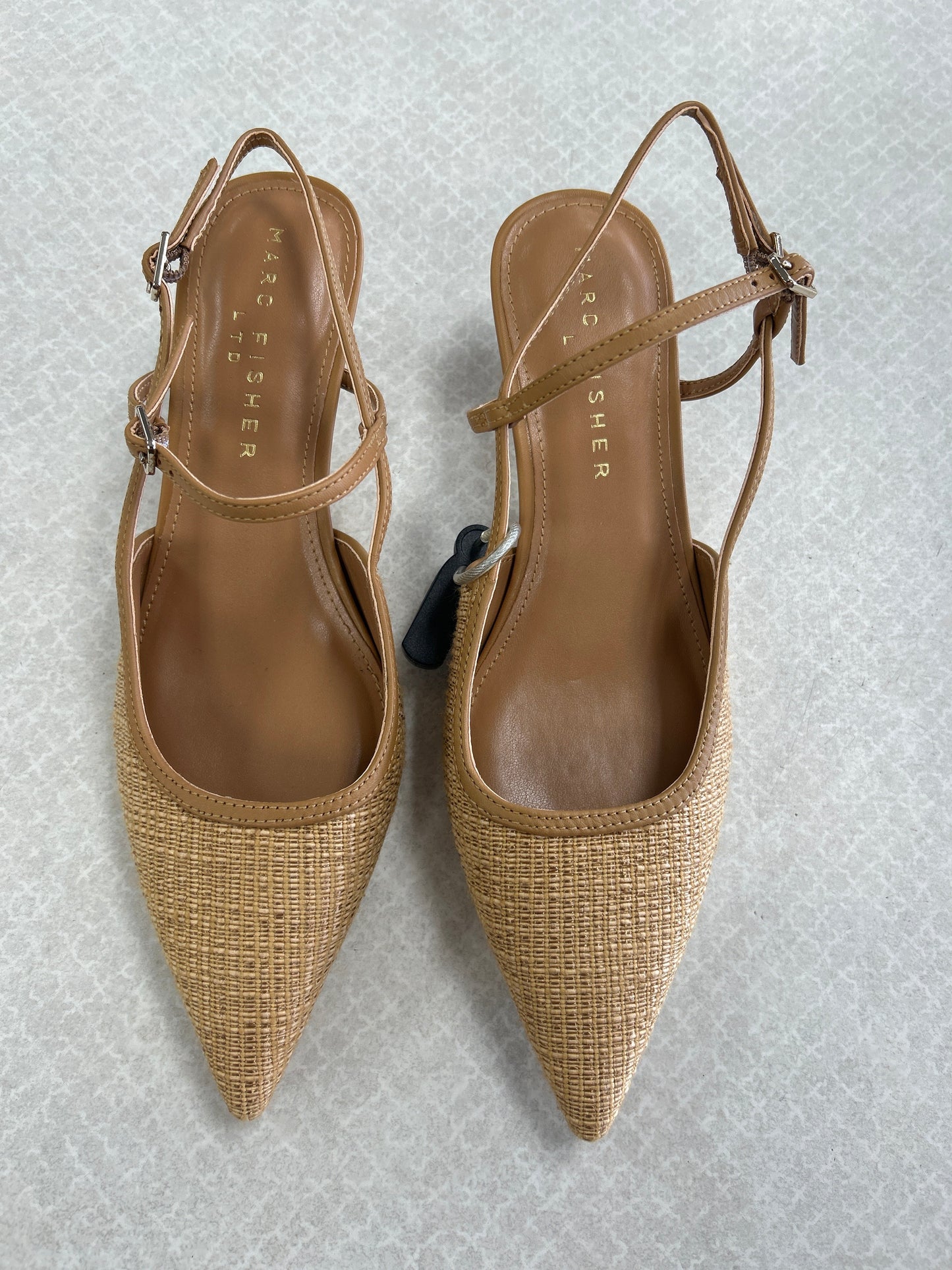 Shoes Heels Kitten By Marc Fisher In Tan, Size:6.5