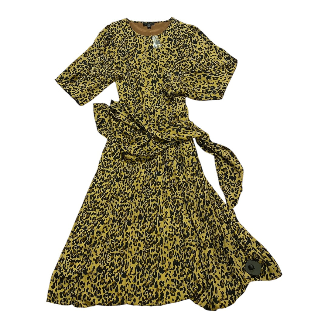 Dress Casual Maxi By J. Crew In Animal Print, Size:6