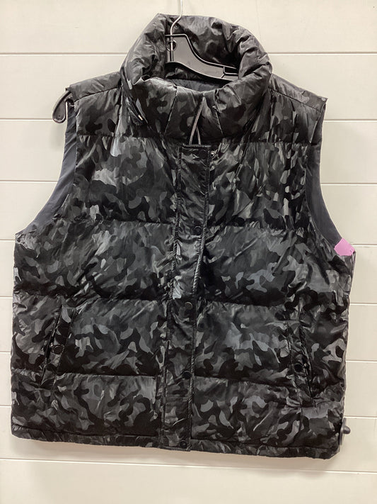 Vest Puffer & Quilted By Charlie B In Black, Size:Xl