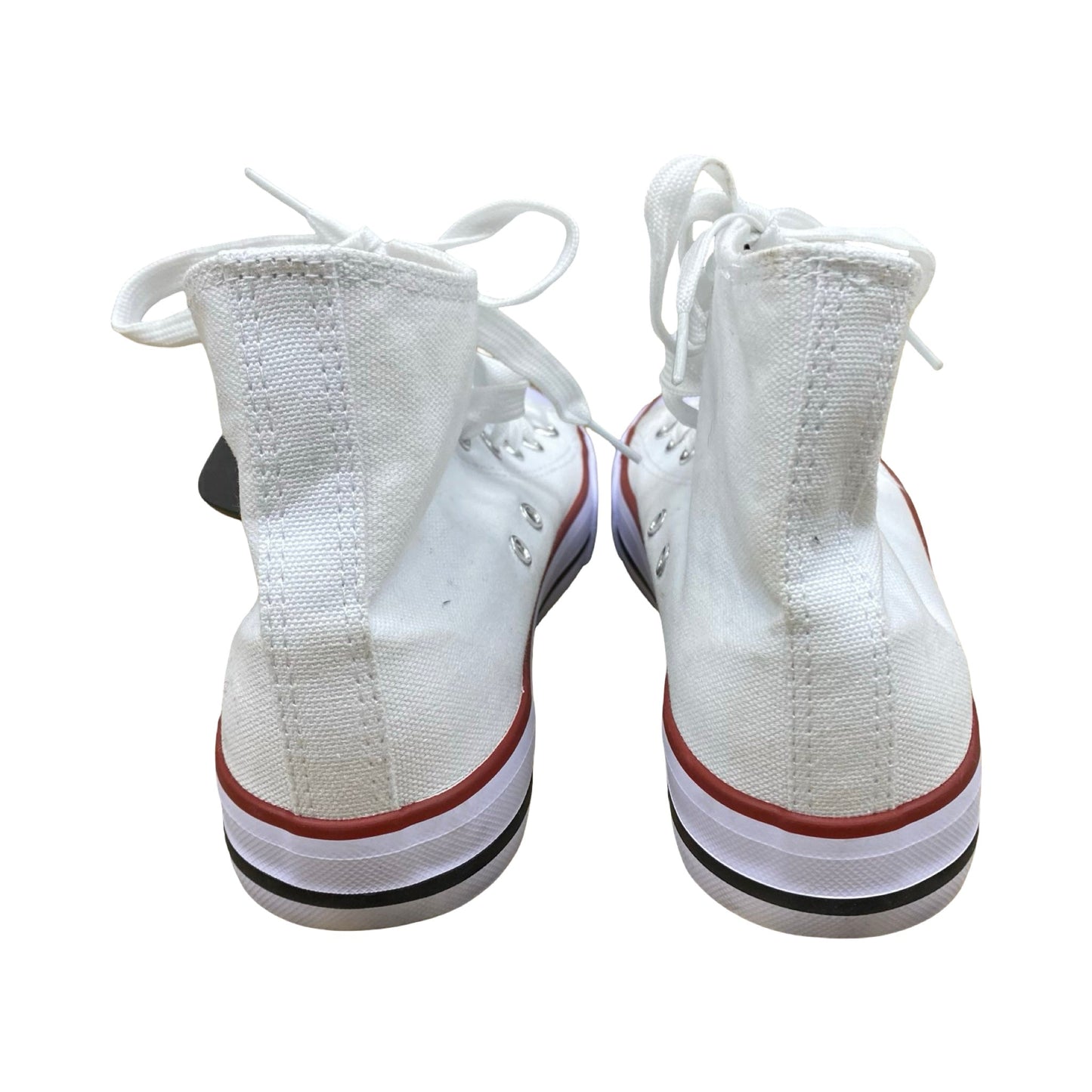 Shoes Sneakers By Clothes Mentor In White, Size:7
