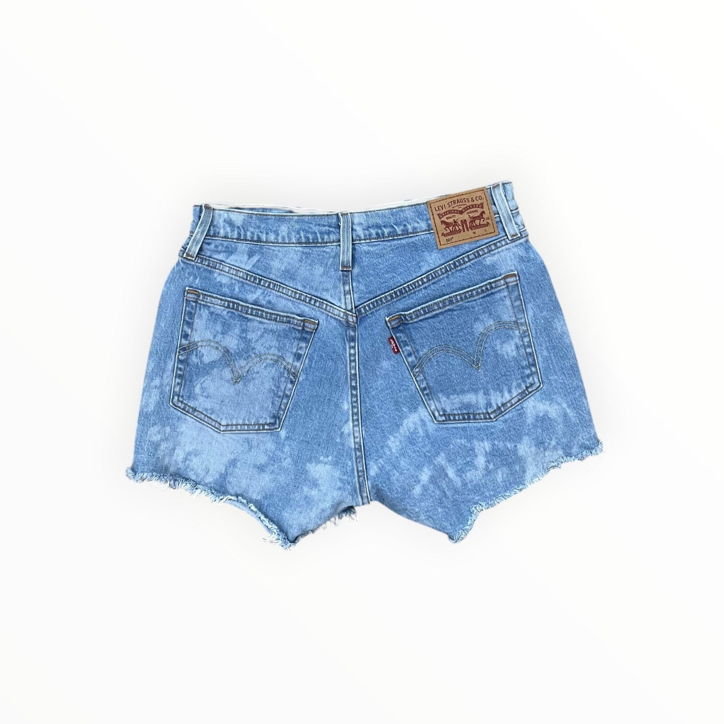 Shorts By Levis In Blue Denim, Size:6