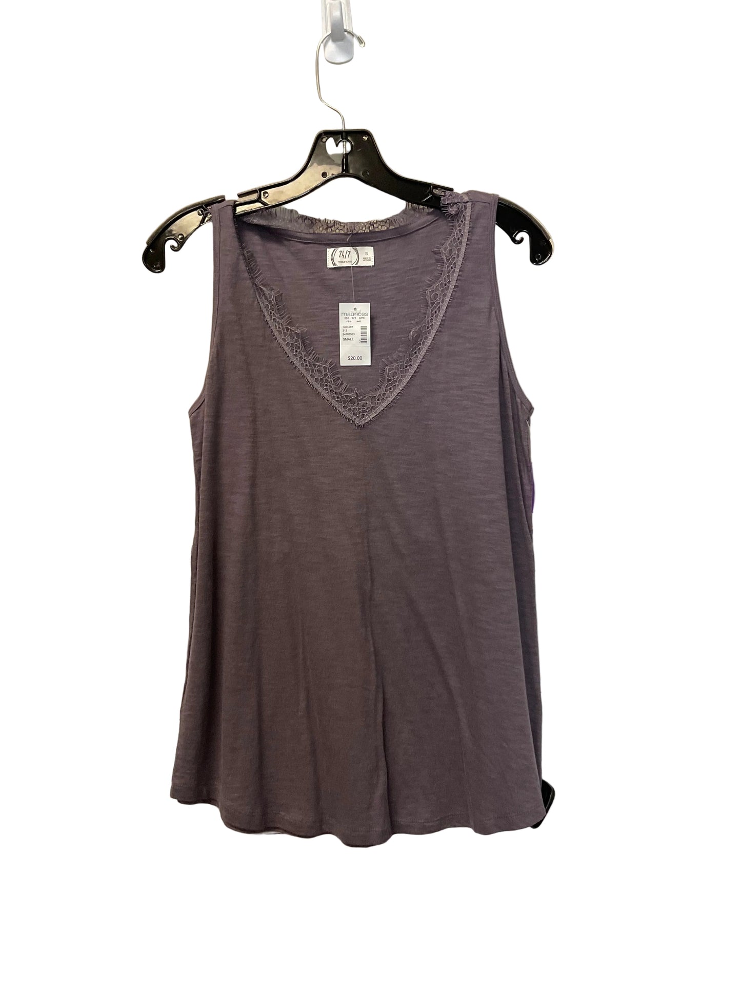 Top Sleeveless By Maurices In Purple, Size: S