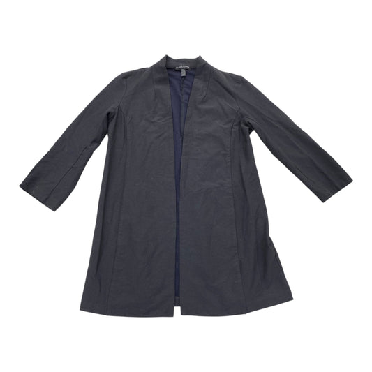 Blazer Designer By Eileen Fisher In Grey, Size:Sp