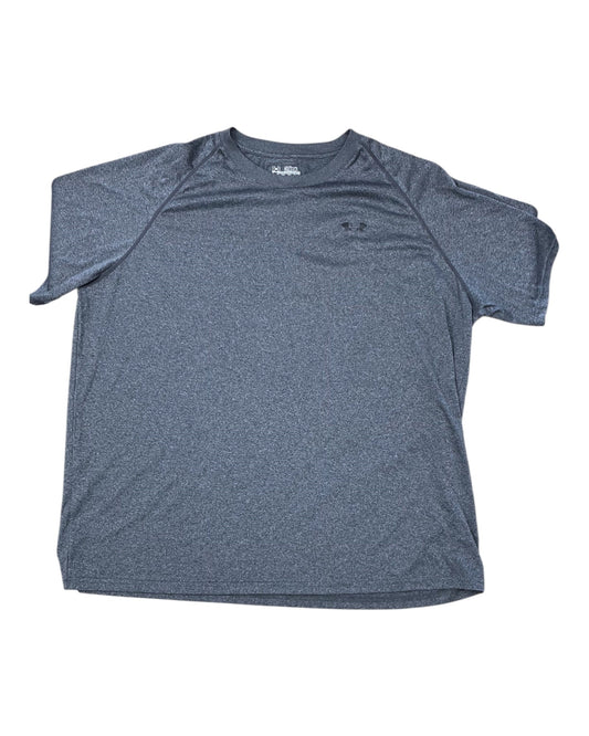 Athletic Top Ss By Under Armour In Grey, Size:2X