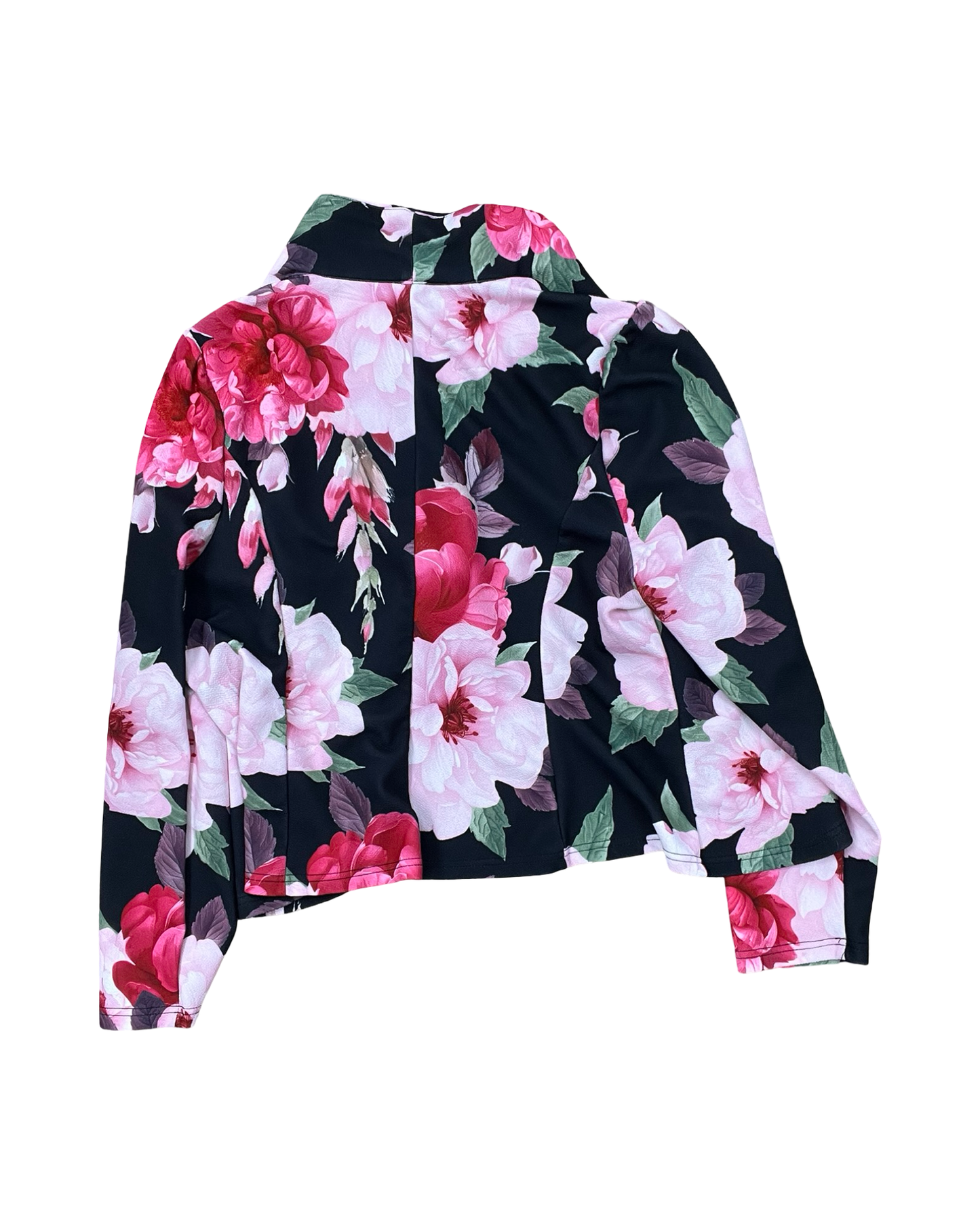 Cardigan By Shein In Black & Pink, Size:2X