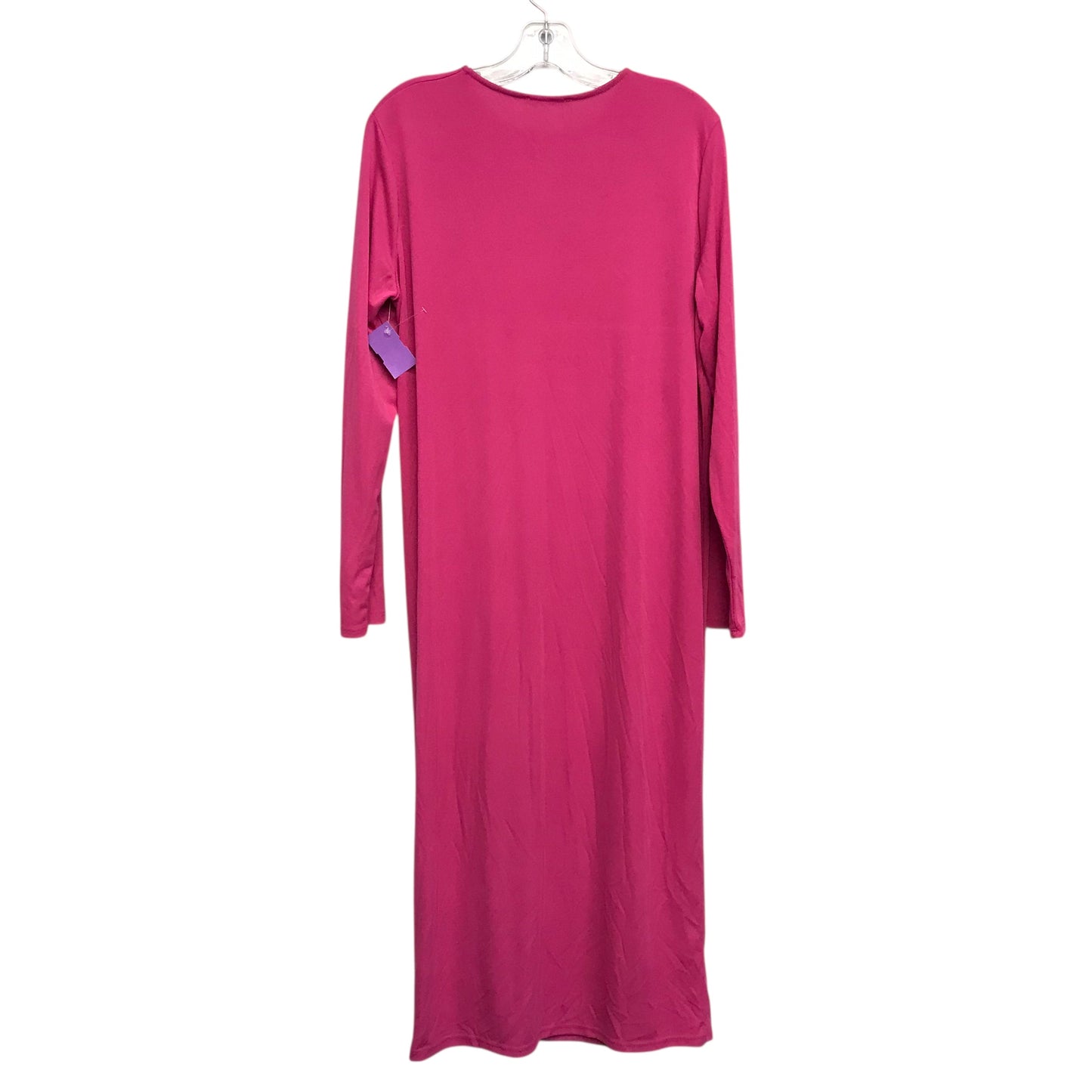 Dress Casual Maxi By Zara In Pink, Size:L