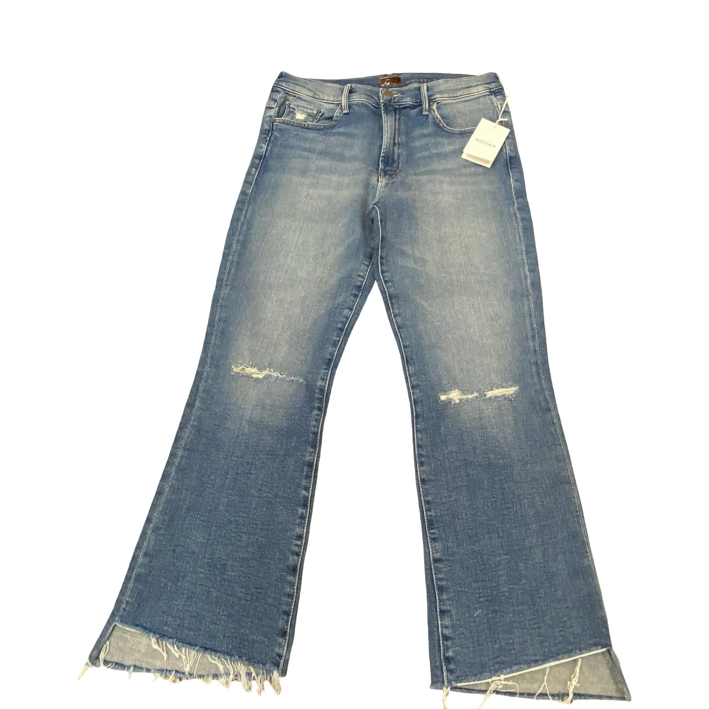 Jeans Cropped By Mother In Blue, Size:12