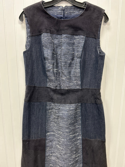 Dress Designer By Carolina Herrera In Navy, Size:L