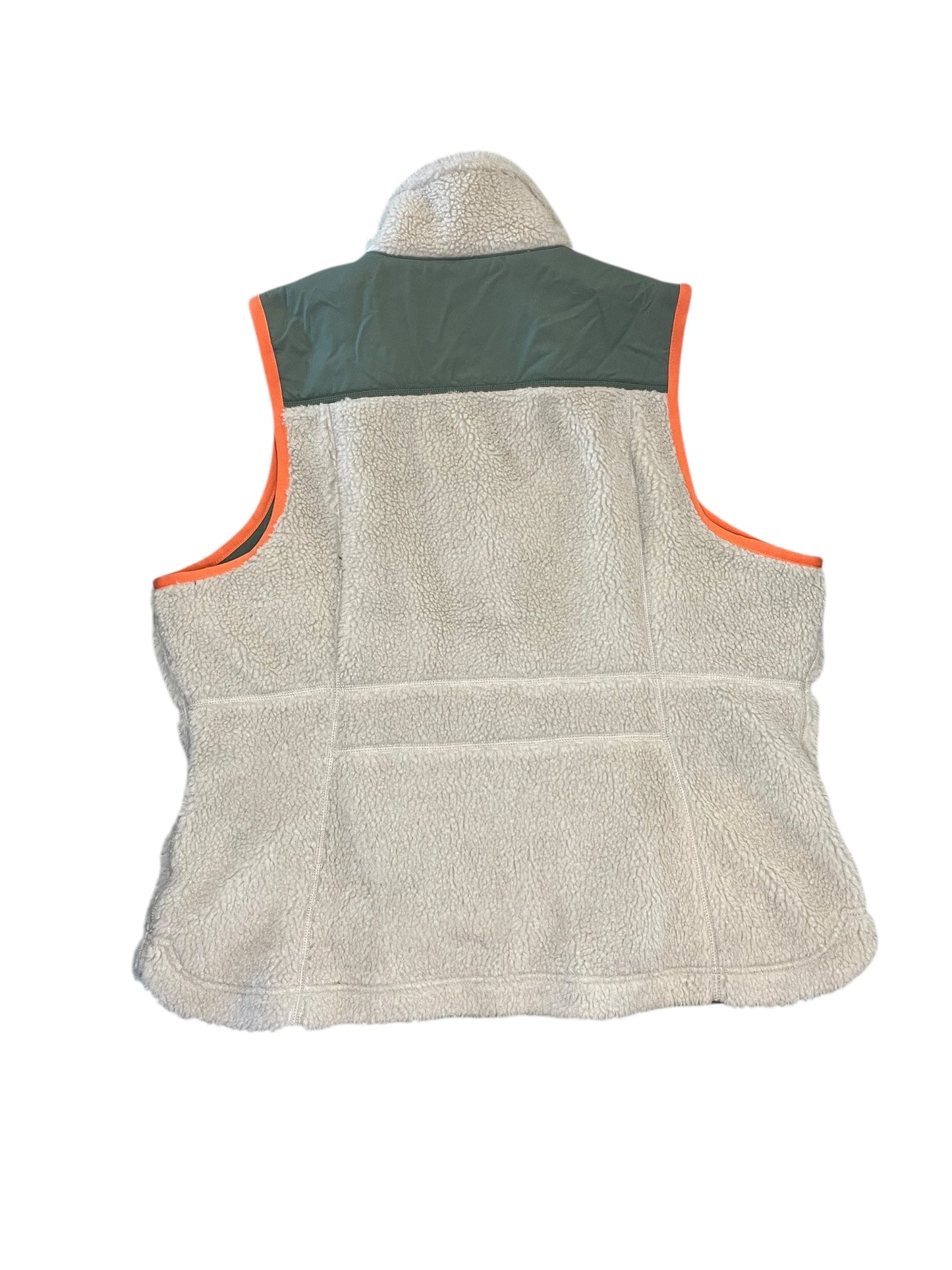 Vest Faux Fur & Sherpa By L.L. Bean In Multi, Size:1X