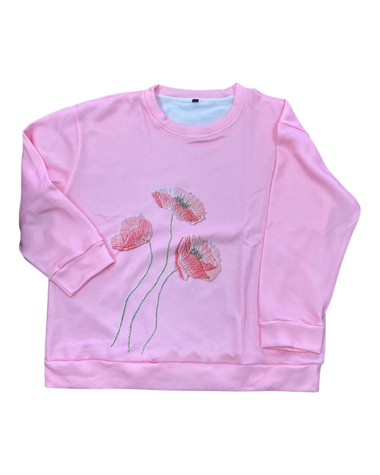 Sweatshirt Crewneck By Clothes Mentor In Pink, Size:2X