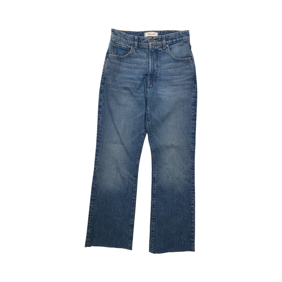 Jeans Boot Cut By Madewell In Blue Denim, Size:0