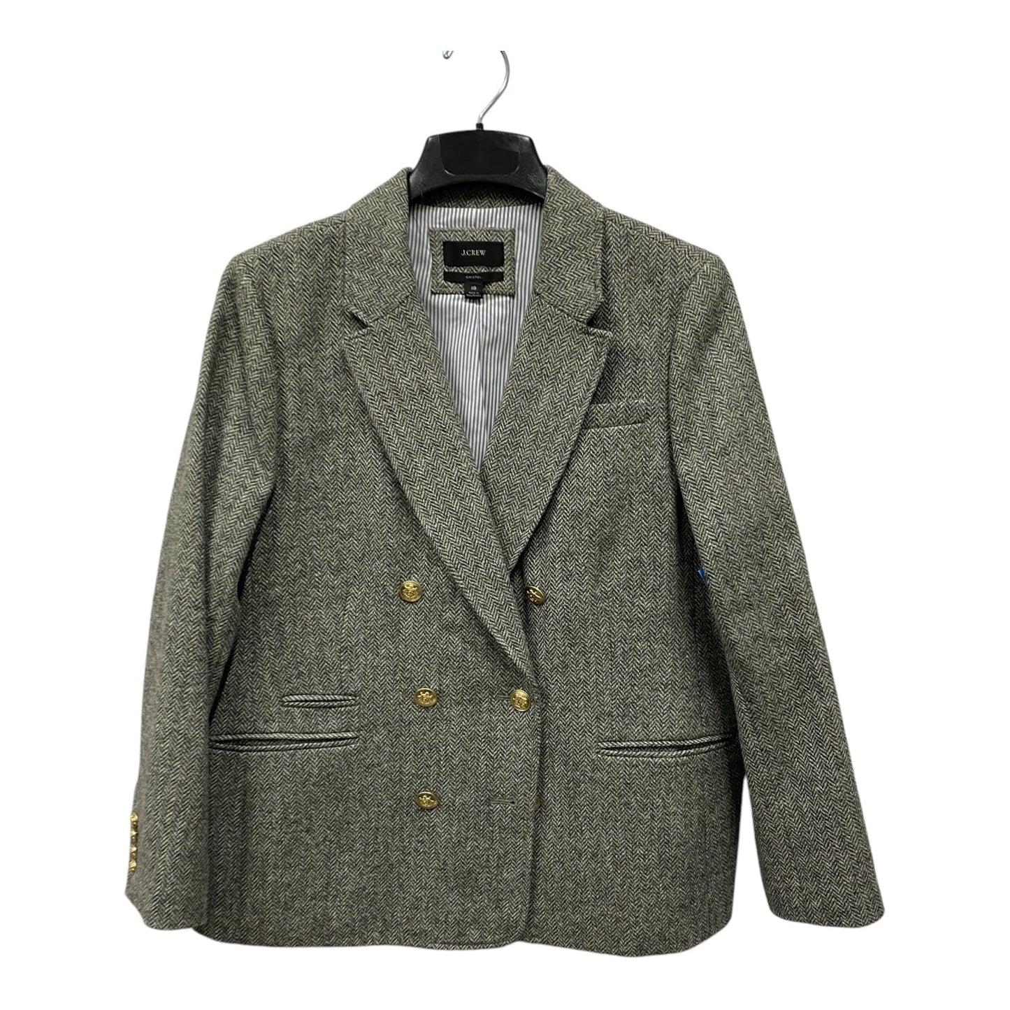 Blazer By J. Crew In Grey, Size:1X