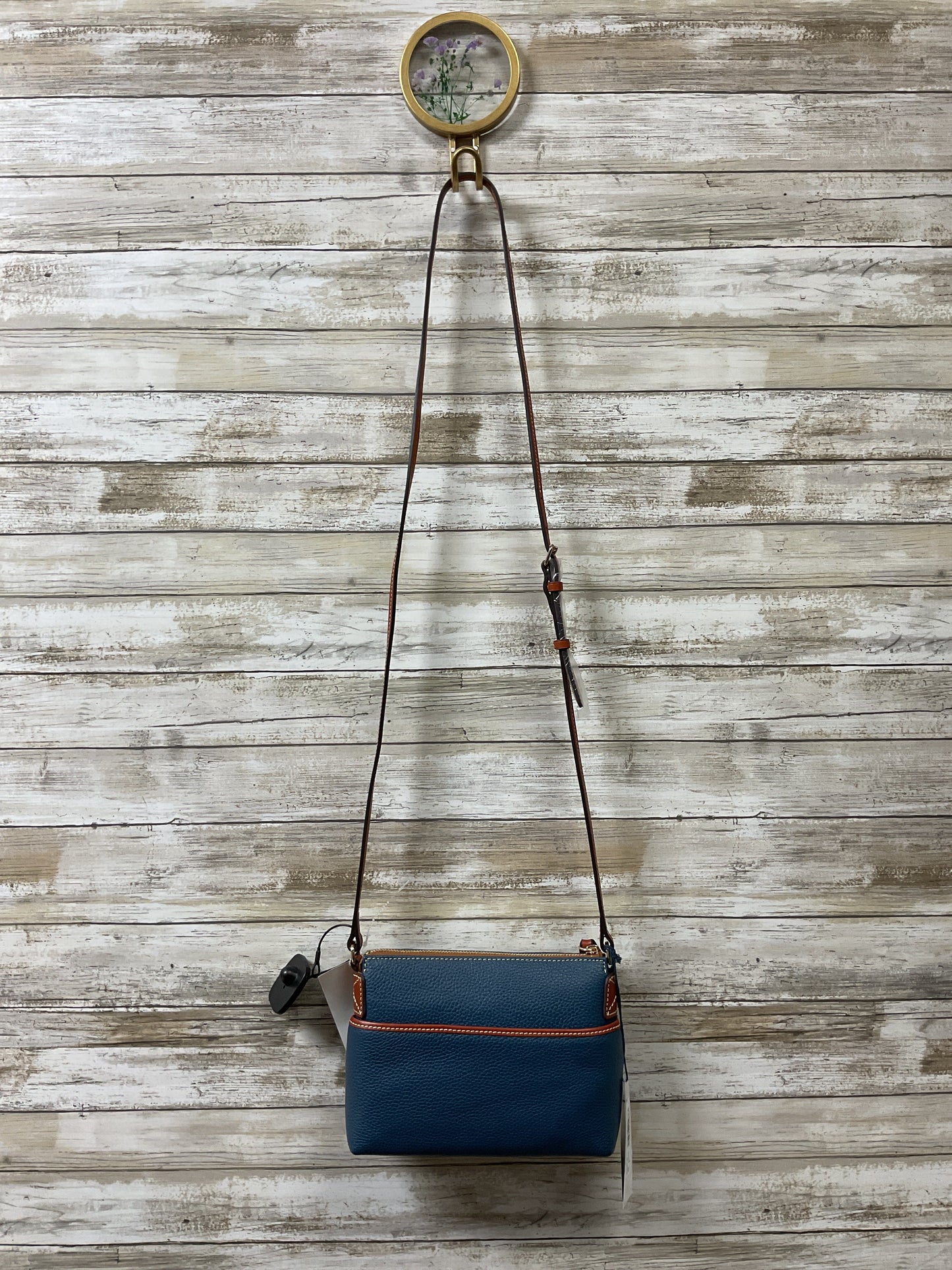 Crossbody Designer By Dooney And Bourke In Blue, Size:Small