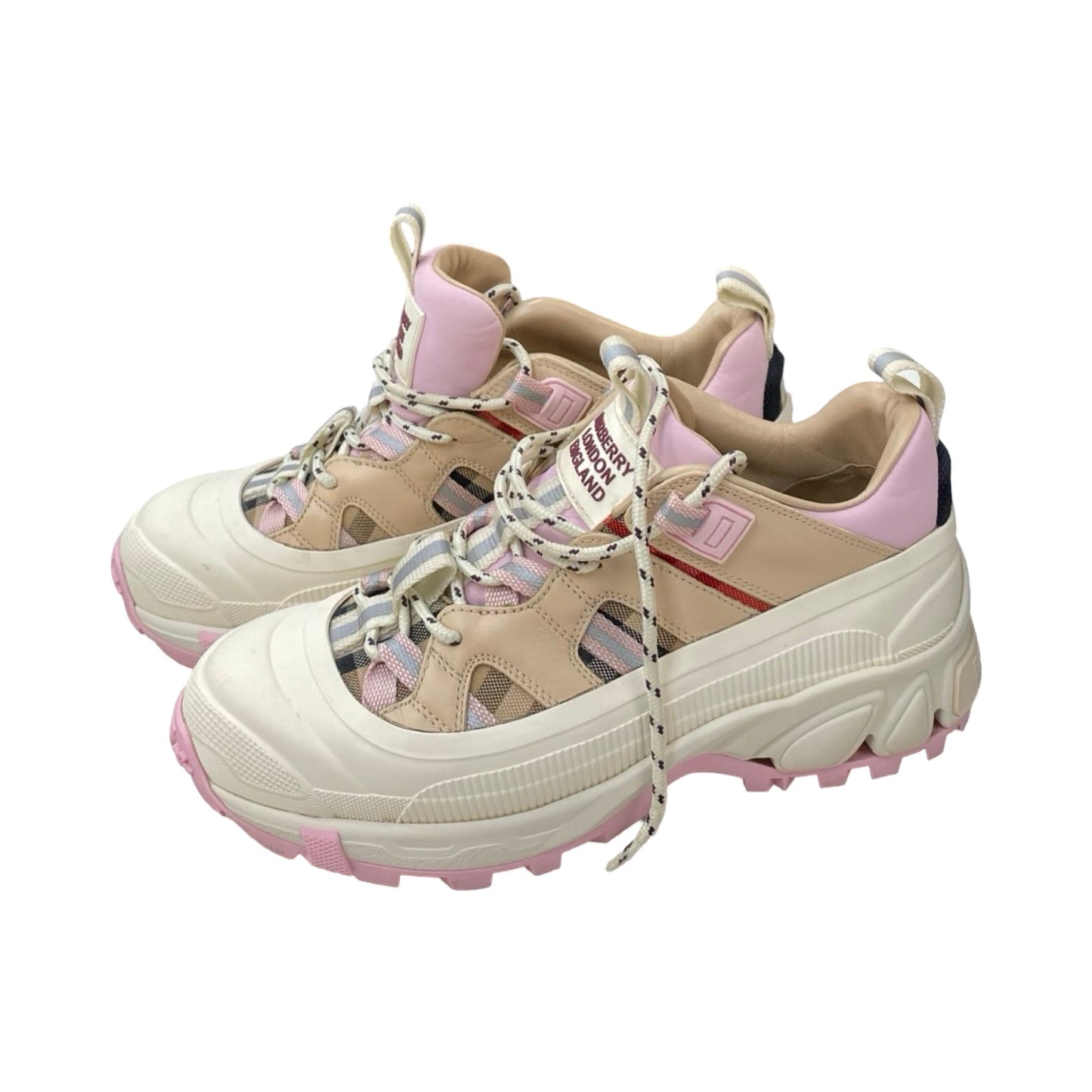 Shoes Luxury Designer By Burberry In Multi, Size: EUR 37